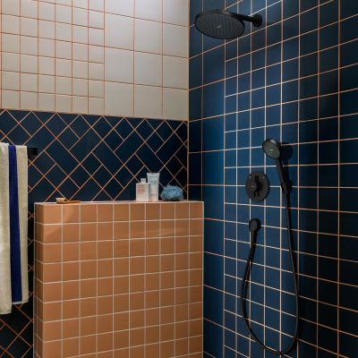 Hansgrohe Activera S deszczownica 24x24 cm okrągła czarna 28056670