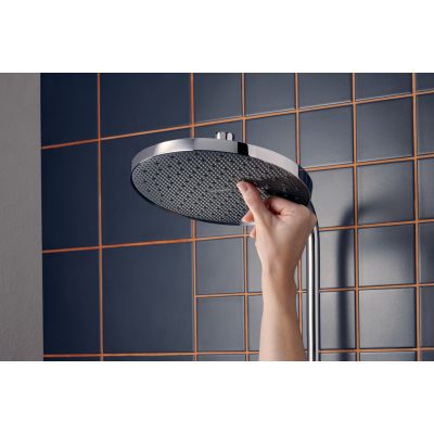 Hansgrohe Activera S zestaw wannowo-prysznicowy ścienny termostatyczny z deszczownicą chrom 28871000