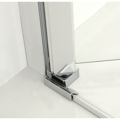 Hagser Gabi drzwi prysznicowe 90 cm jednoczęściowe uchylne chrom błyszczący/szkło przezroczyste HGR12000021