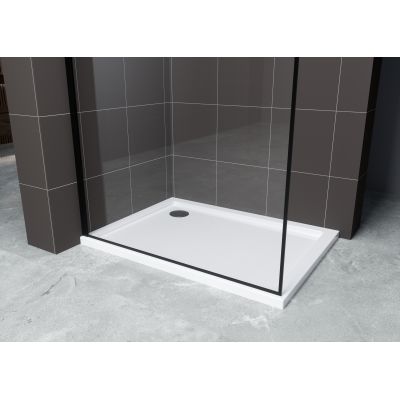 Hagser Hawisa Walk-In ścianka prysznicowa 120 cm czarny mat/szkło przezroczyste HGR70000022