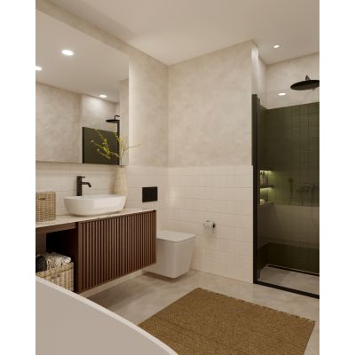 Hagser Iris odpływ prysznicowy liniowy 70 cm ruszt odwracalny czarny mat HGR13000030