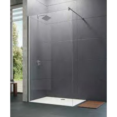 Hüppe Design pure 4-kąt ścianka prysznicowa 140 cm boczna wolnostojąca szkło przezroczyste 8P1111.087.322