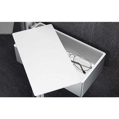 Hüppe Select+ Drybox pudełko pod prysznic srebrny mat SL2201087