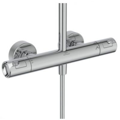 Ideal Standard Ceratherm zestaw prysznicowy ścienny termostatyczny z deszczownicą chrom A7565AA