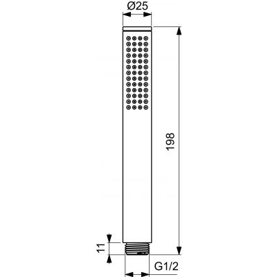 Ideal Standard Multisuite słuchawka prysznicowa chrom BC774AA