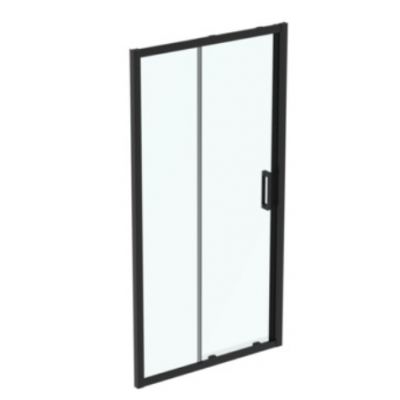 Ideal Standard Connect 2 drzwi prysznicowe 105 cm rozsuwane czarny mat/szkło przezroczyste K9274V3