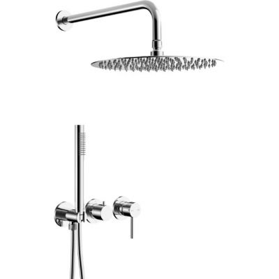 KFA Armatura Moza zestaw wannowo-prysznicowy podtynkowy z deszczownicą chrom 5039-511-00