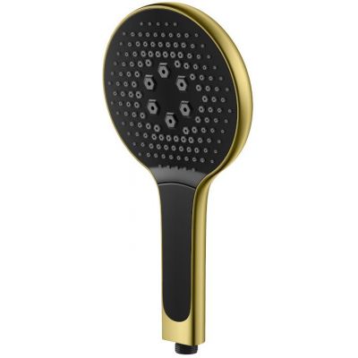 Kohlman Axel zestaw prysznicowy podtynkowy z deszczownicą złoty szczotkowany QW210AGDBR25