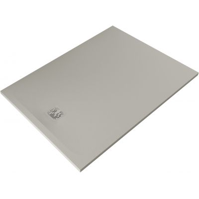 Kludi Terra brodzik prostokątny 140x100 cm jasny szary mat 08DW16O2