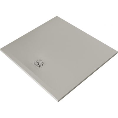 Kludi Terra brodzik kwadratowy 100x100 cm jasny szary mat 08DW18O2
