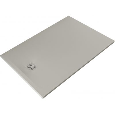 Kludi Terra brodzik prostokątny 140x90 cm jasny szary mat 09DW06O2