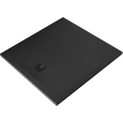 Kludi Terra brodzik prostokątny 100x90 cm czarny mat 09DW0839