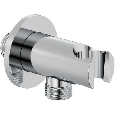 Kludi A-QA przyłącze kątowe z uchwytem chrom 6556705-00