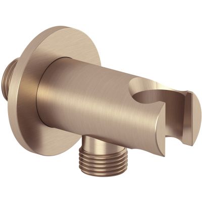 Kludi A-QA przyłącze kątowe z uchwytem brązowy szczotkowany 65567N1-00