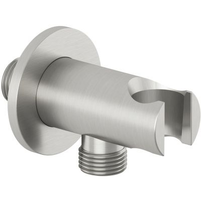 Kludi A-QA przyłącze kątowe z uchwytem nikiel szczotkowany 65567N5-00