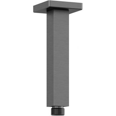 Kludi A-QA ramię prysznicowe 15 cm sufitowe czarny szczotkowany 66545N2-00