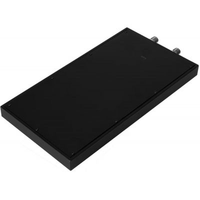 Kronenbach Spa deszczownica 50x25 cm prostokątna czarny mat KBMBBPRBOR250-2-BL