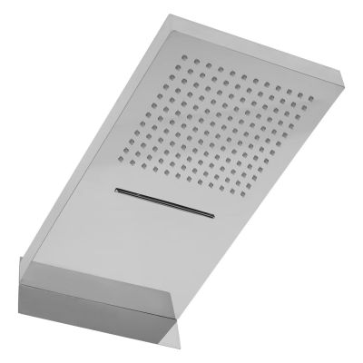 Zestaw Kronenbach Smart Push bateria wannowo-prysznicowa podtynkowa termostatyczna chrom z deszczownicą i kompletem natryskowym KB-Set11CR