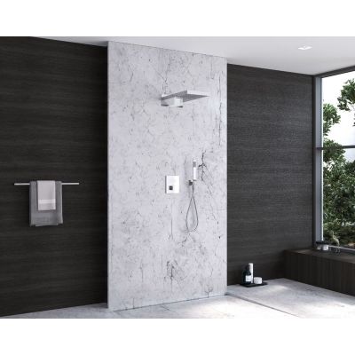 Kronenbach Spa deszczownica 50x25 cm prostokątna chrom KBMBBPRBOR250-2