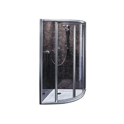 Kabina prysznicowa półokrągła 90 cm Koło Akord Swing RKPF90222005
