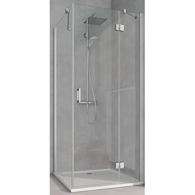 Kermi Osia STR drzwi prysznicowe 90 cm prawe srebrny połysk/szkło przezroczyste OSSTR09020VPK