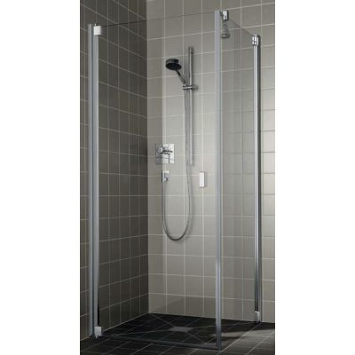 Kermi Raya RA 1KL drzwi prysznicowe 90 cm lewe srebrny połysk/szkło przezroczyste RA1KL09020VPK