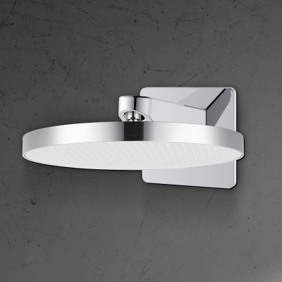 Ksuro 01 deszczownica z uchwytem ściennym chrom 17014010