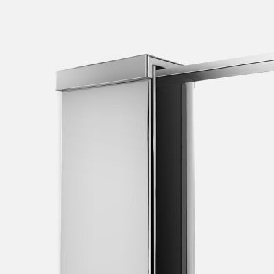 New Trendy Velio Walk-in ścianka prysznicowa 90 cm chrom/szkło przezroczyste D-0134B