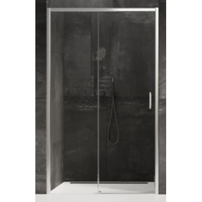 New Trendy Prime drzwi prysznicowe 130 cm wnękowe lewe chrom/szkło przezroczyste D-0304A