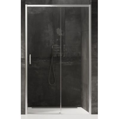 New Trendy Prime drzwi prysznicowe 140 cm wnękowe prawe chrom/szkło przezroczyste D-0307A