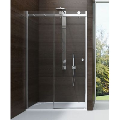New Trendy Diora drzwi prysznicowe 140 cm wnękowe szkło przezroczyste EXK-1051