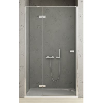 New Trendy Reflexa drzwi prysznicowe 90 cm wnękowe lewe chrom/szkło przezroczyste EXK-5059