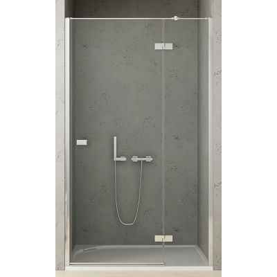 New Trendy Reflexa drzwi prysznicowe 80 cm wnękowe prawe chrom/szkło przezroczyste EXK-5058
