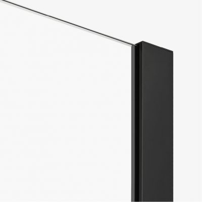 New Trendy Softi Black drzwi prysznicowe 180 cm wnękowe czarny półmat/szkło przezroczyste EXK-3964