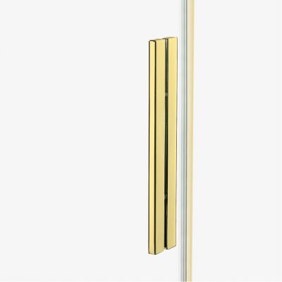 New Trendy Smart Light Gold drzwi prysznicowe 140 cm wnękowe jasnozłoty/szkło przezroczyste EXK-4217