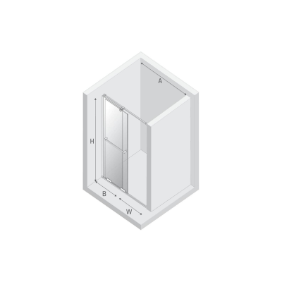 New Trendy Smart Gold Brushed drzwi prysznicowe 130 cm rozsuwane złoty szczotkowany/szkło przezroczyste EXK-7513