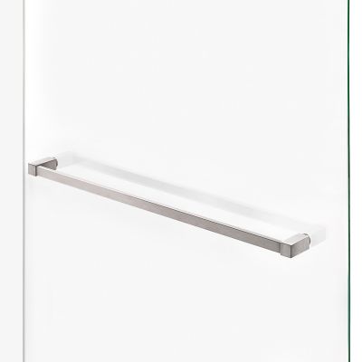 New Trendy Avexa Nickel Brushed ścianka prysznicowa walk-in 50 cm nikiel szczotkowany/szkło przezroczyste EXK-8726