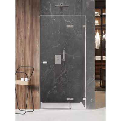New Trendy Avexa drzwi prysznicowe 100 cm wnękowe prawe chrom/szkło przezroczyste EXK-1446