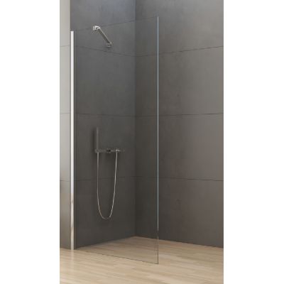 New Trendy New Soleo Walk-In ścianka prysznicowa 50 cm chrom/szkło przezroczyste K-0747-WP