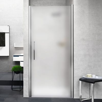 Novellini Young 1B drzwi prysznicowe 67 cm chrom/szkło satynowe Y21B67-4K