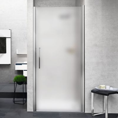 Novellini Young 1B drzwi prysznicowe 72 cm srebrny/szkło satynowe Y21B72-4B