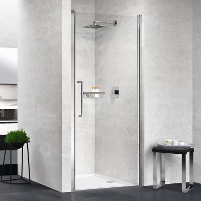 Novellini Young 1B drzwi prysznicowe 79 cm chrom/szkło przezroczyste Y21B79-1K