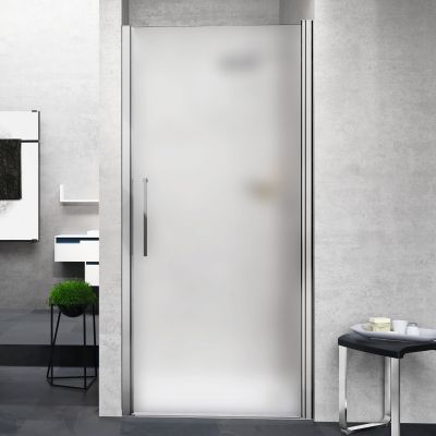 Novellini Young 1B drzwi prysznicowe 79 cm chrom/szkło satynowe Y21B79-4K