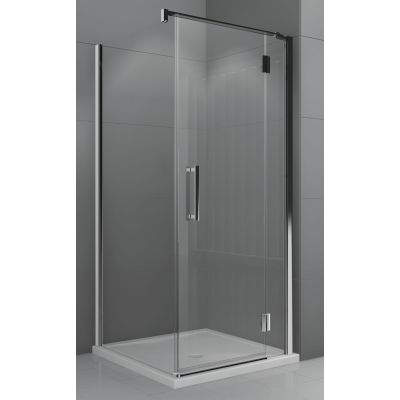 Novellini Modus G drzwi prysznicowe 90 cm prawe chrom/szkło przezroczyste MODUSGF90LD-1K