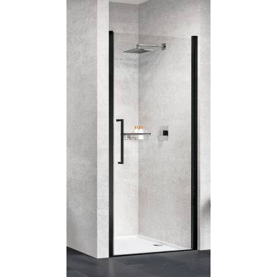 Novellini Young 1B drzwi prysznicowe 97 cm czarny/szkło przezroczyste Y21B97-1H