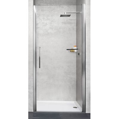 Novellini Young 1B drzwi prysznicowe 79 cm chrom/szkło przezroczyste Y21B79-1K