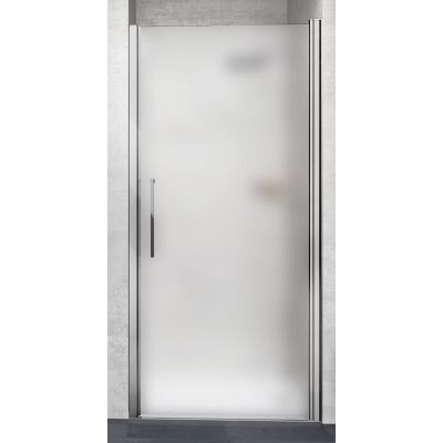 Novellini Young 1B drzwi prysznicowe 57 cm chrom/szkło satynowe Y21B57-4K
