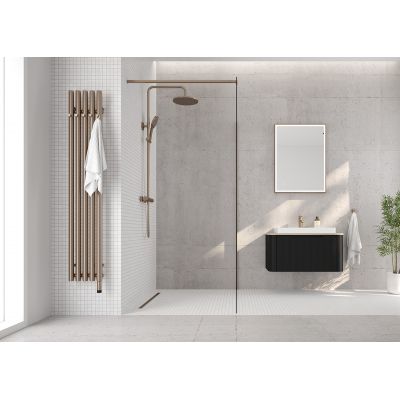 Oltens Stang grzejnik łazienkowy 180x26 cm miedź szczotkowana 55017610