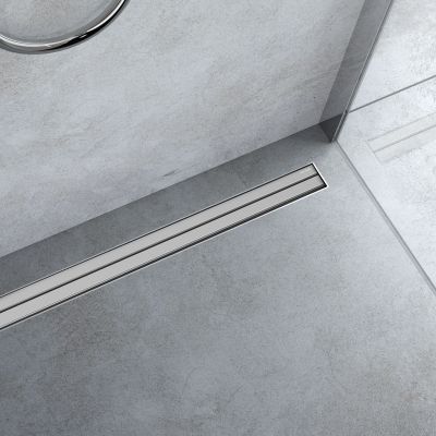 Oltens Langan Slim maskownica odpływu liniowego 70 cm stal-chrom 30018100