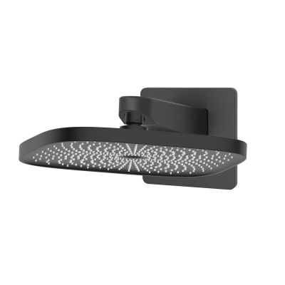 Oltens Vann (S) Krafta deszczownica prysznicowa z ramieniem czarny mat 36040300